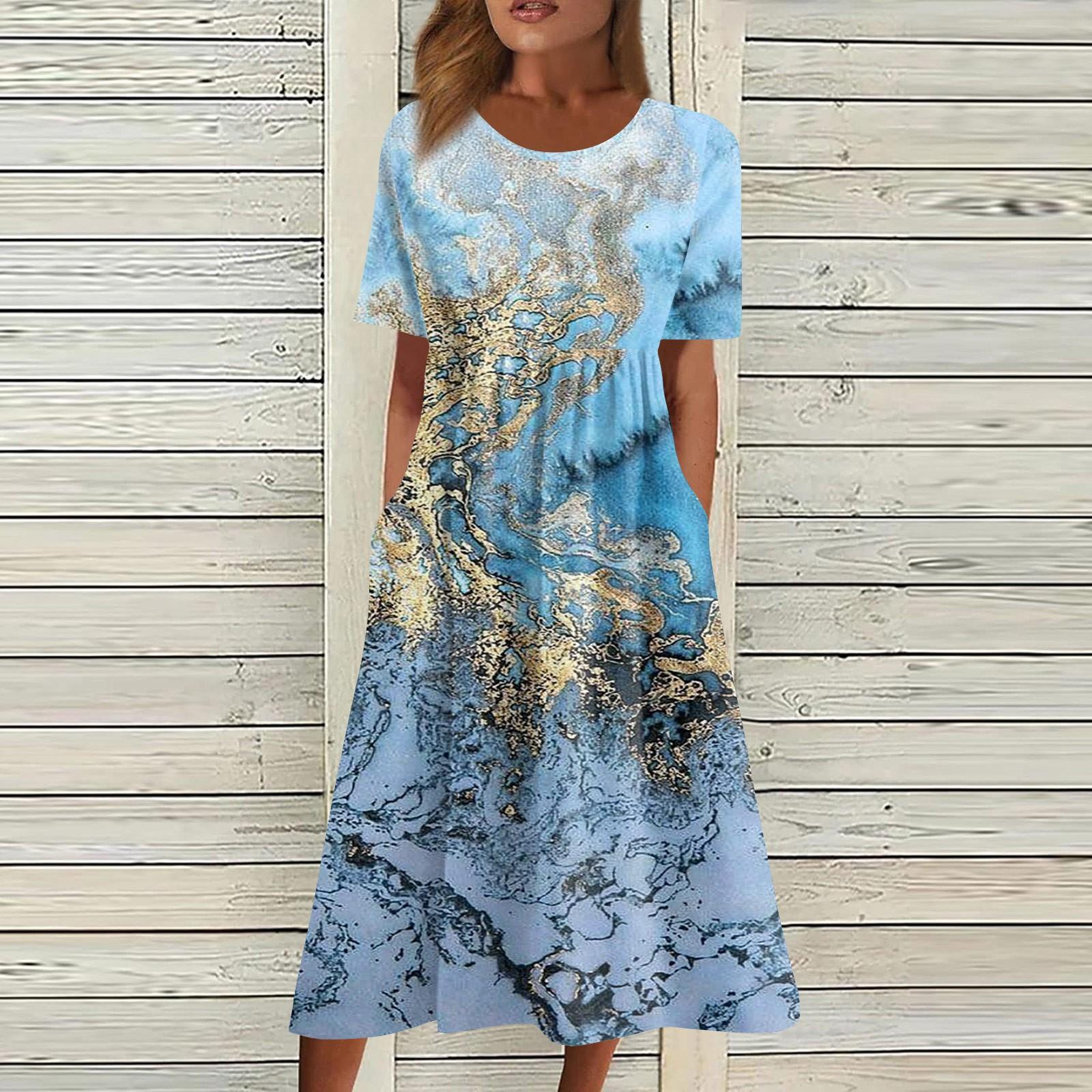 Жен. Повседневные платья Платья с принтами Летние платья С принтами Плиссированные платья-миди с круглым вырезом Классический Классический На открытом воздухе Повседневные С короткими рукавами Свободные платья XXXL светло-синий
Жен. Повседневные платья Платья с принтами Летние платья С принтами Плиссированные платья-миди с круглым вырезом Классический Классический На открытом воздухе Повседневные С короткими рукавами Свободные платья XXXL светло-синий