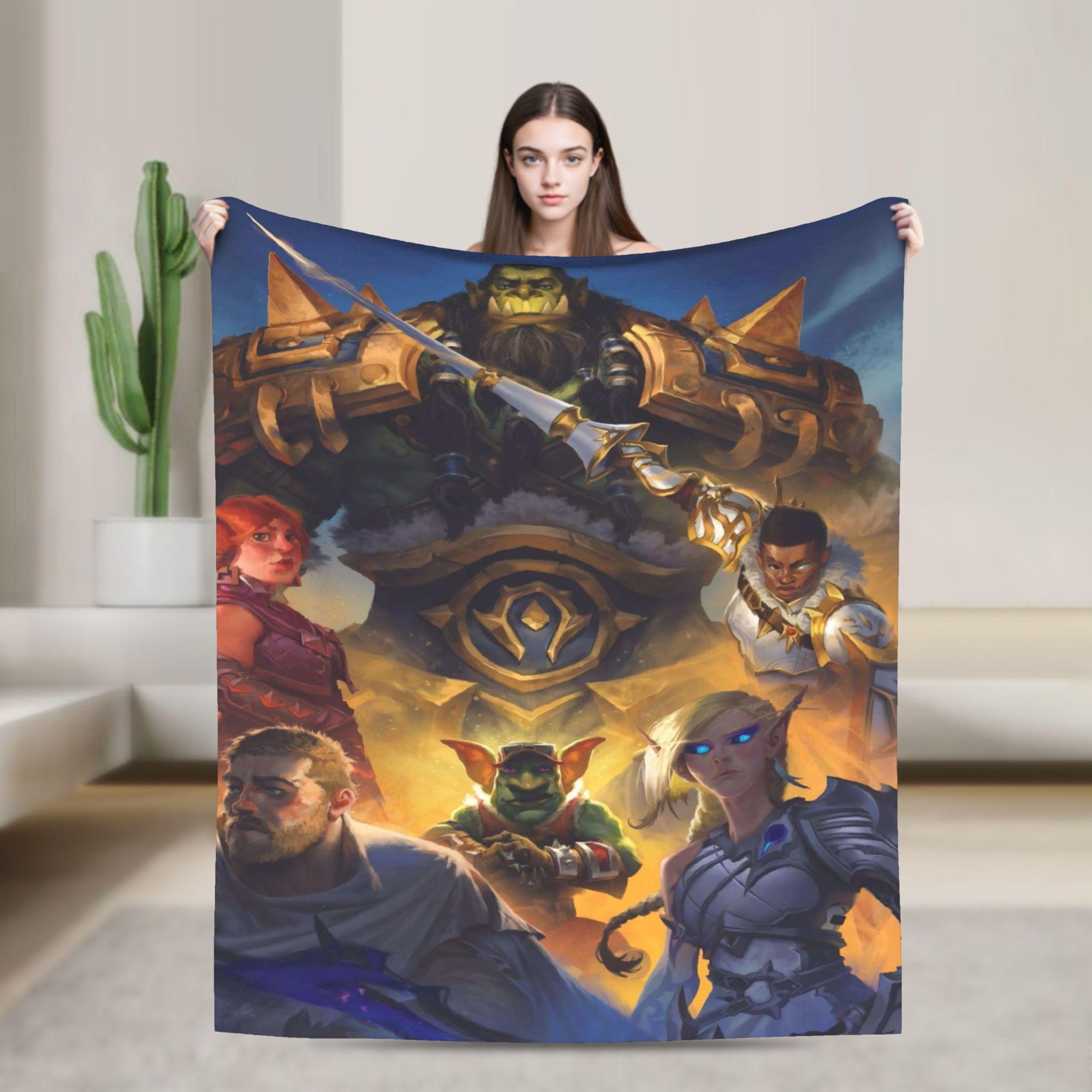 WOW World of Warcraft Blankets Quality Soft Bedding Throws Winter Kids Bedroom Novelty Bedspread 30x40in
WOW World of Warcraft Blankets Quality Soft Bedding Throws Winter Kids Bedroom Novelty Bedspread 30x40in