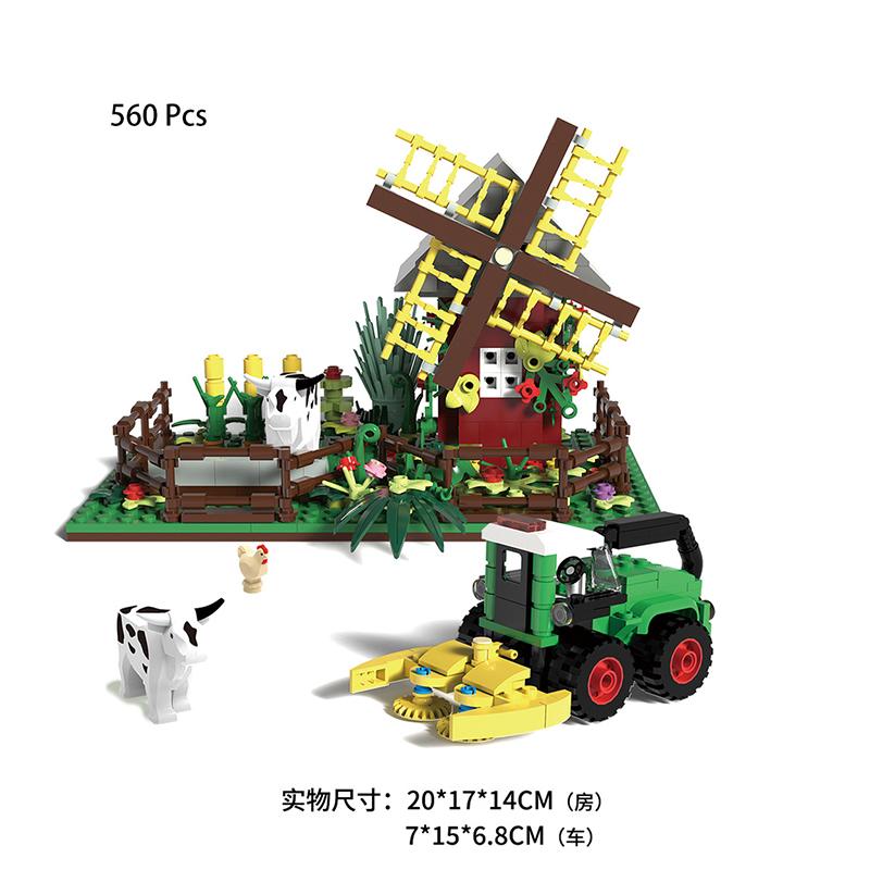 Happy Ranch MOC Building Block Set Toys Playsets Farm Scene Block Bricks Toys Playsets Pigsty Agricultural Operation Vehicles Compatible With
Happy Ranch MOC Building Block Set Toys Playsets Farm Scene Block Bricks Toys Playsets Pigsty Agricultural Operation Vehicles Compatible With