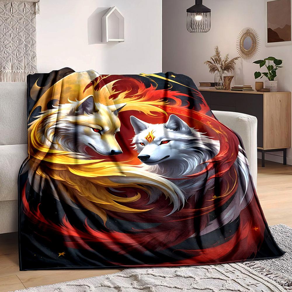 1pc Yin Yang Wolves Blanket - Perfect Gift for Birthdays, Christmas & Halloween- Soft, Warm & Versatile yy250909123 75x90cm
1pc Yin Yang Wolves Blanket - Perfect Gift for Birthdays, Christmas & Halloween- Soft, Warm & Versatile yy250909123 75x90cm