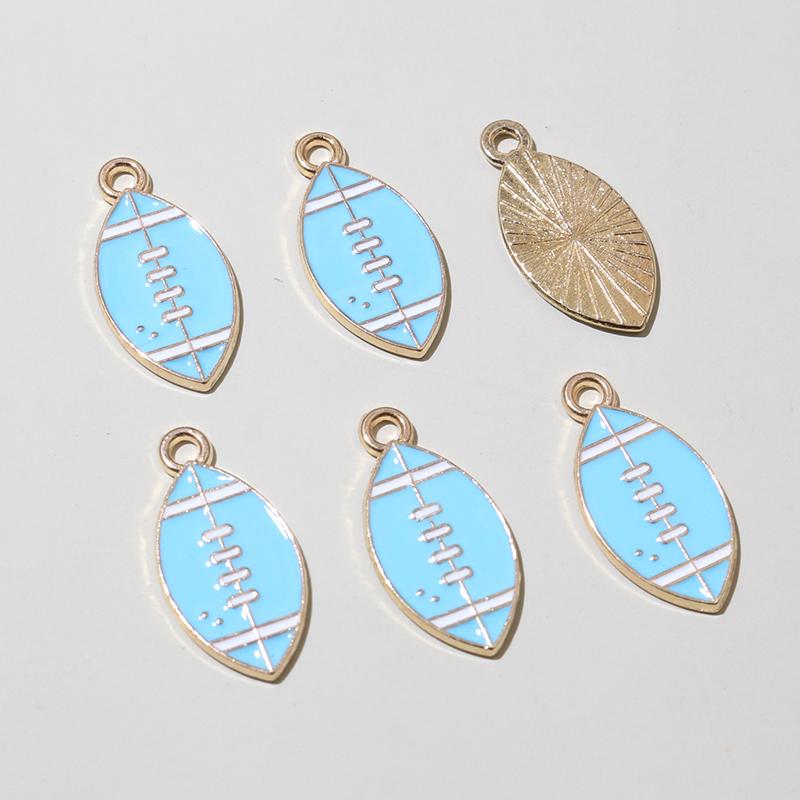 20pcs 20x10mm Enamel Rugby Small Charms Pendant Zinc Alloy Metal DIY Jewelry Making Accessories Findings for Bracelet Necklace світло-синій колір
20pcs 20x10mm Enamel Rugby Small Charms Pendant Zinc Alloy Metal DIY Jewelry Making Accessories Findings for Bracelet Necklace світло-синій колір