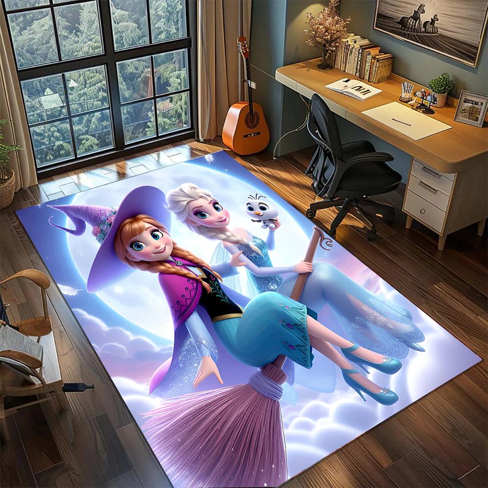 Elsa and Anna: Frozen Rug Carpet Large Area Rug Non Slip Washable Floor Mat Gamer Room Bedroom Home Decor 60x90cm
Elsa and Anna: Frozen Rug Carpet Large Area Rug Non Slip Washable Floor Mat Gamer Room Bedroom Home Decor 60x90cm