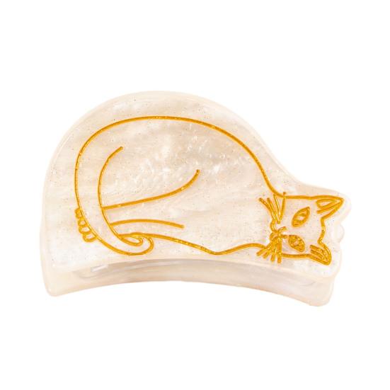 Hair Claw Cartoon Cat Design Back Head Hair Clip Anti-slip Teeth Strong Grip Shark Hair Clip Versatile Hair Accessory помаранчевий
Hair Claw Cartoon Cat Design Back Head Hair Clip Anti-slip Teeth Strong Grip Shark Hair Clip Versatile Hair Accessory помаранчевий