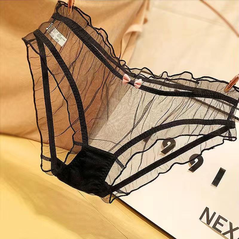 Women s Summer Thin Lace, Breathable Antibacterial Cotton Triangle Panties M (80-100 cm) чёрный
Women s Summer Thin Lace, Breathable Antibacterial Cotton Triangle Panties M (80-100 cm) чёрный