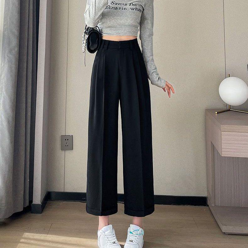 Women s Korean Style Cuffed Suit Pants, Spring 2026 - Nine-point Narrow-Leg Design with Casual Wide-Leg Flair S (recommended 75-90 jin) чорний
Women s Korean Style Cuffed Suit Pants, Spring 2026 - Nine-point Narrow-Leg Design with Casual Wide-Leg Flair S (recommended 75-90 jin) чорний