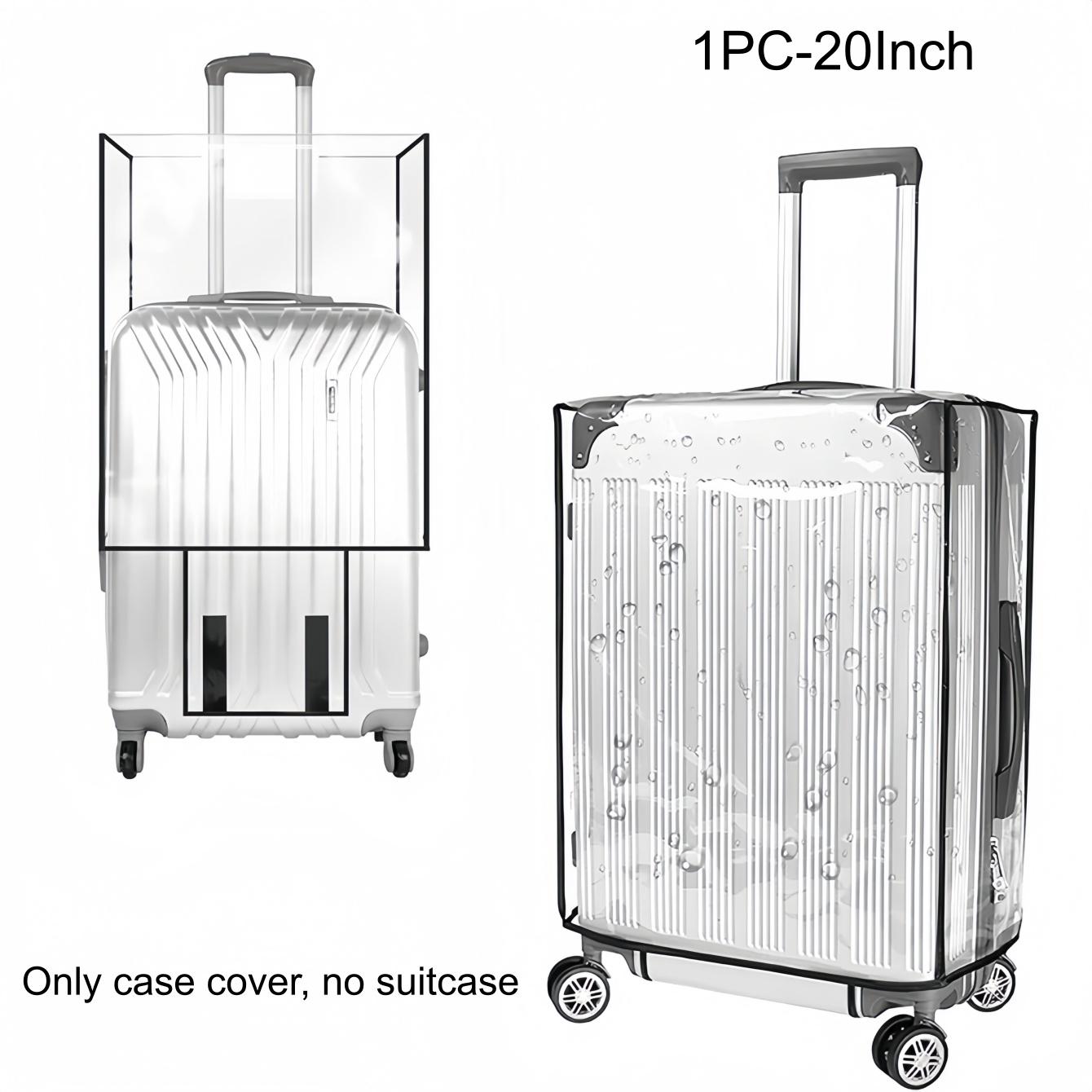 Tersely Clear PVC Suitcase Cover Protectors 20/24/26/28 Inch Suitcase Covers for Luggage - Waterproof Dustproof and Anti-Scratch
Tersely Clear PVC Suitcase Cover Protectors 20/24/26/28 Inch Suitcase Covers for Luggage - Waterproof Dustproof and Anti-Scratch