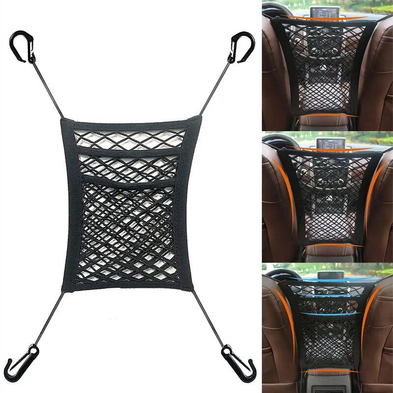 Universal Seat Black Storage Net Pocket Organizer Seat Back Storage Bag Net Sundries Bag Car Accessories Stretchable
Universal Seat Black Storage Net Pocket Organizer Seat Back Storage Bag Net Sundries Bag Car Accessories Stretchable