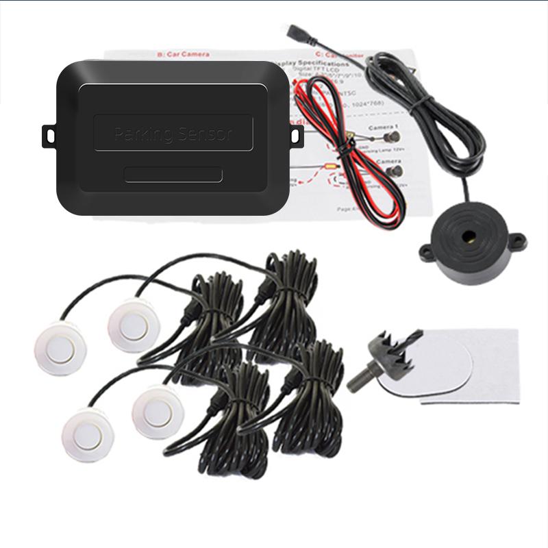 SINOVCLE 4 Sensors Buzzer 22mm Car Parking Sensor Kit Reverse Backup Radar Sound Alert Indicator Probe System 12V срібний
SINOVCLE 4 Sensors Buzzer 22mm Car Parking Sensor Kit Reverse Backup Radar Sound Alert Indicator Probe System 12V срібний