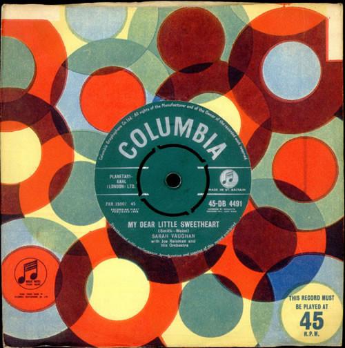7inch Record SARAH VAUGHAN - My Dear Little Sweetheart 45DB4491 Columbia UK Jazz Used
7inch Record SARAH VAUGHAN - My Dear Little Sweetheart 45DB4491 Columbia UK Jazz Used