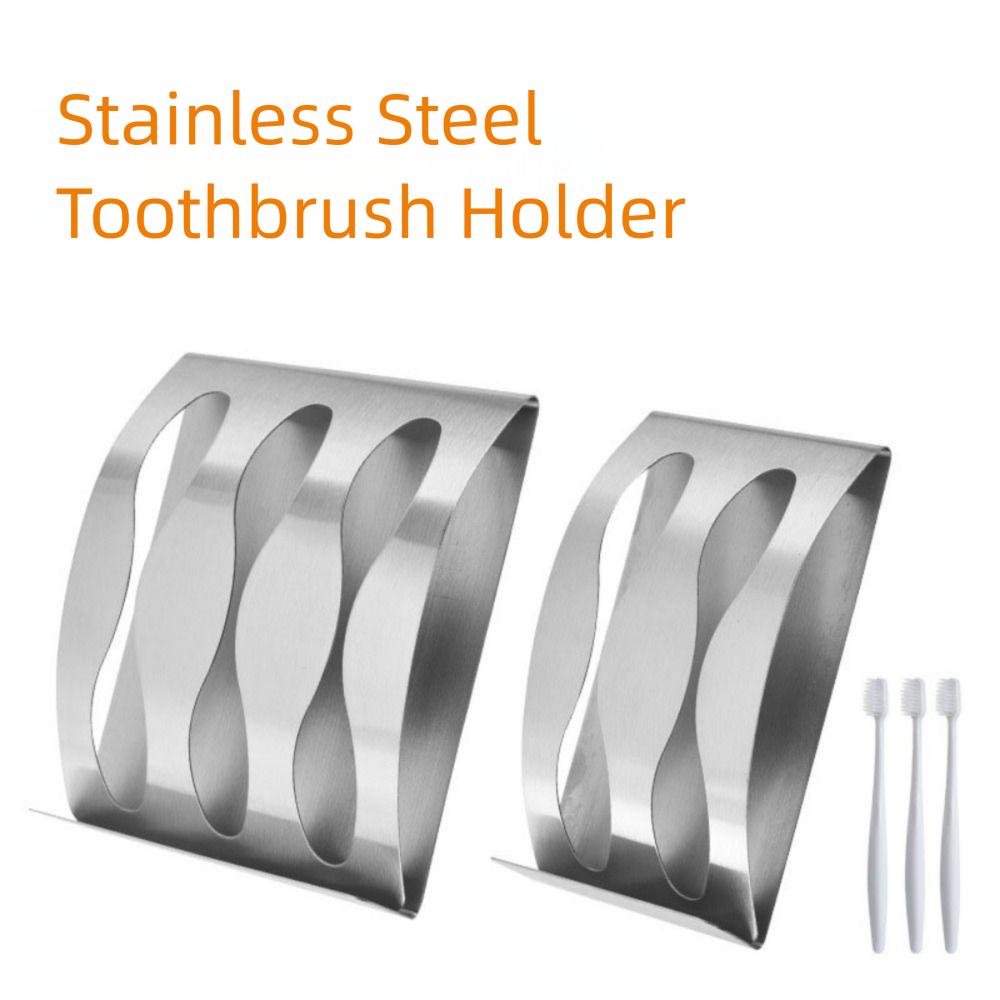 Waterproof Stainless Steel Razor Stand Two/Three Hole Design Hanging Toothbrush Rack Home 2 Hole
Waterproof Stainless Steel Razor Stand Two/Three Hole Design Hanging Toothbrush Rack Home 2 Hole