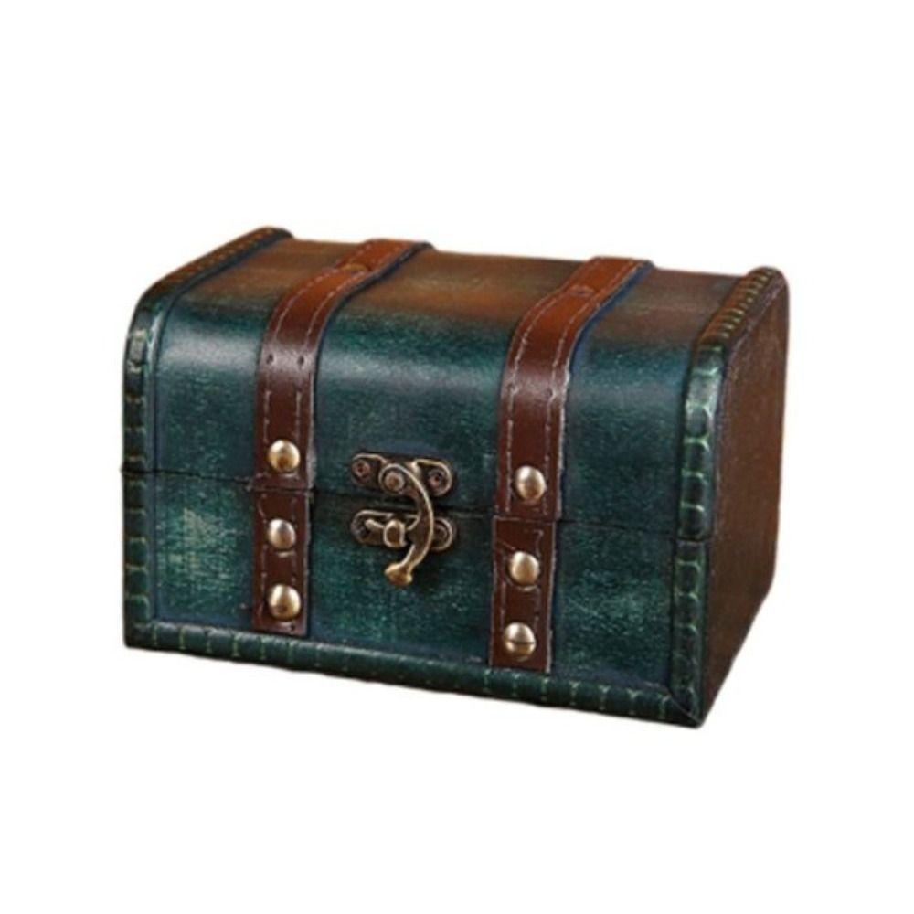 Деревянная шкатулка-органайзер для украшений Антикварная шкатулка для хранения Изысканный ретро сундук сокровищ Разное Green-A
Деревянная шкатулка-органайзер для украшений Антикварная шкатулка для хранения Изысканный ретро сундук сокровищ Разное Green-A