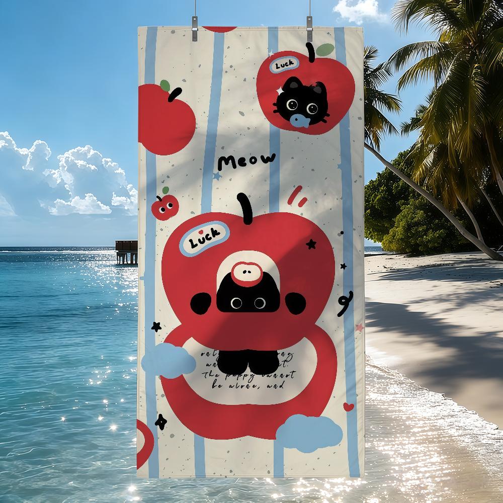 Cartoon Black Cat Cute Towel Quick Drying Beach Towels Are Suitable For Swimming Pools Camping Yoga And The Gym W30*H60(CM)
Cartoon Black Cat Cute Towel Quick Drying Beach Towels Are Suitable For Swimming Pools Camping Yoga And The Gym W30*H60(CM)