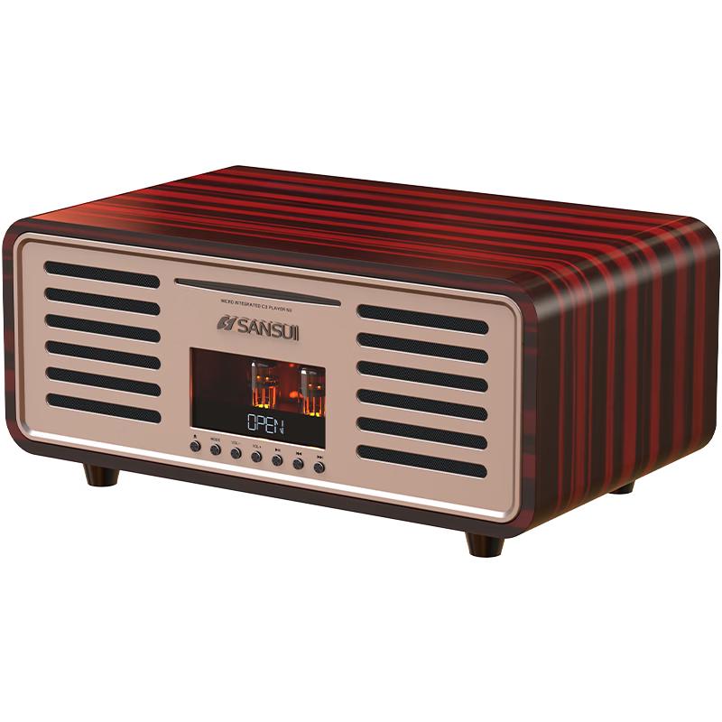 SANSUI N3 Hi-Fi Bluetooth Speaker with CD Player and Tube Amplifier CN plug (adapter included)
SANSUI N3 Hi-Fi Bluetooth Speaker with CD Player and Tube Amplifier CN plug (adapter included)