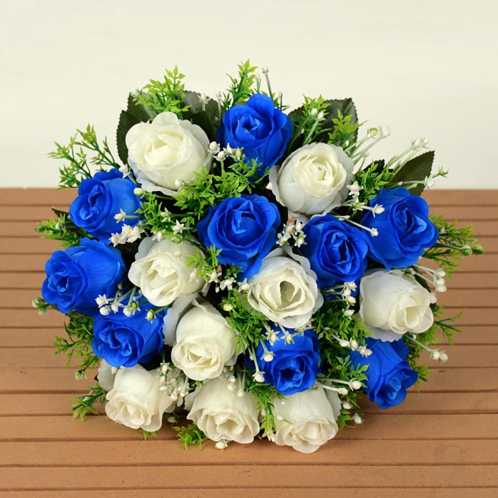 10 Colors Valentine s Day Flowers Mini Natural Simulated Rose Real Happy Flower Home Decorative білий/синій
10 Colors Valentine s Day Flowers Mini Natural Simulated Rose Real Happy Flower Home Decorative білий/синій