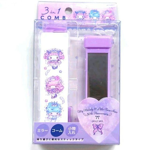CRUX - Sanrio My Melody x Little Twin Stars DOLLYMIX 3in1 Comb & Mirror H140×W85×D20mm
CRUX - Sanrio My Melody x Little Twin Stars DOLLYMIX 3in1 Comb & Mirror H140×W85×D20mm
