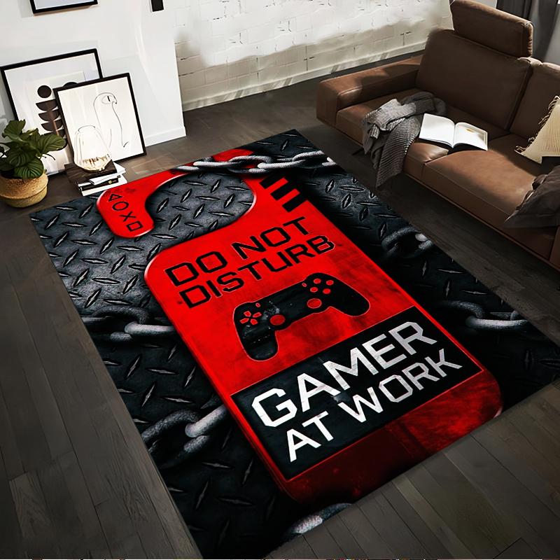 Red Gamer Carpet Do Not Disturb Sign with Game Controller Print Suitable for use as an anti-slip for living room bedroom sofas 40x60cm( 15x23in )
Red Gamer Carpet Do Not Disturb Sign with Game Controller Print Suitable for use as an anti-slip for living room bedroom sofas 40x60cm( 15x23in )