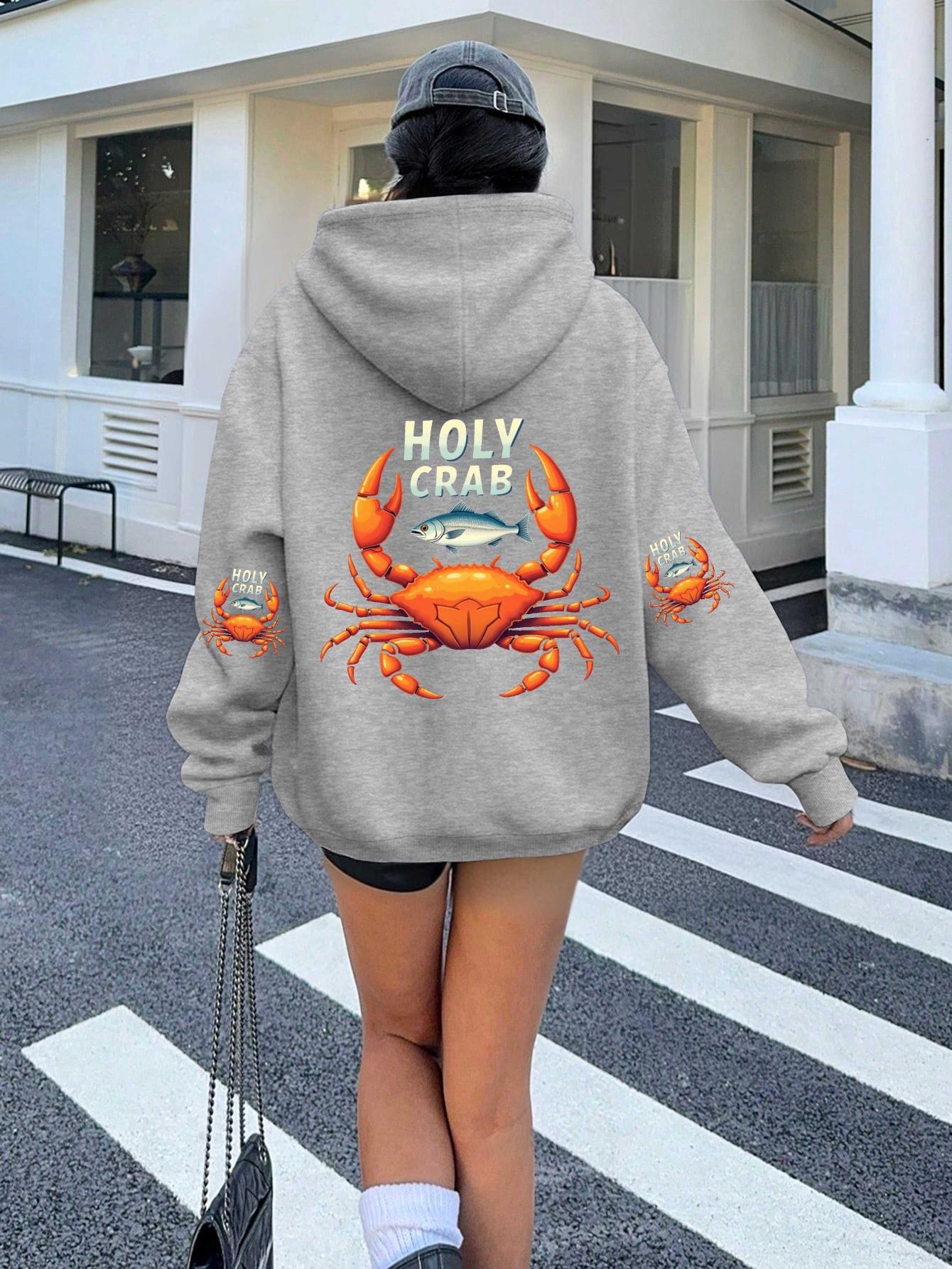 Holy Crab Retro Crab Fish women s hoodies S
Holy Crab Retro Crab Fish women s hoodies S