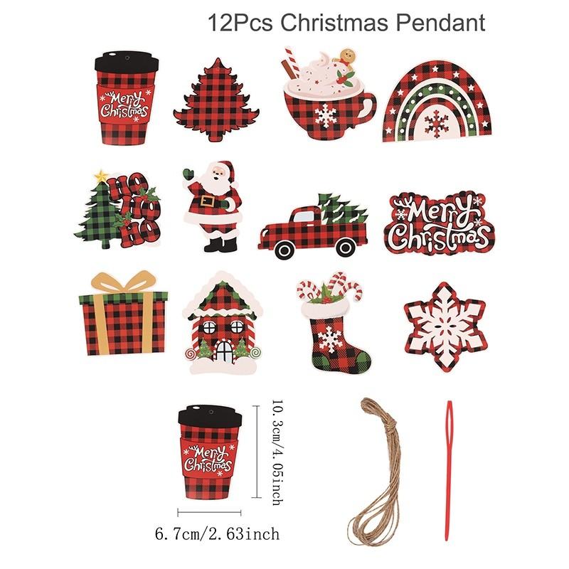 12pcs Christmas Santa Claus Pendants Christmas Decorations for Home 2026 Navidad Natal Xmas Tree Ornaments Happy New Year 2026
12pcs Christmas Santa Claus Pendants Christmas Decorations for Home 2026 Navidad Natal Xmas Tree Ornaments Happy New Year 2026