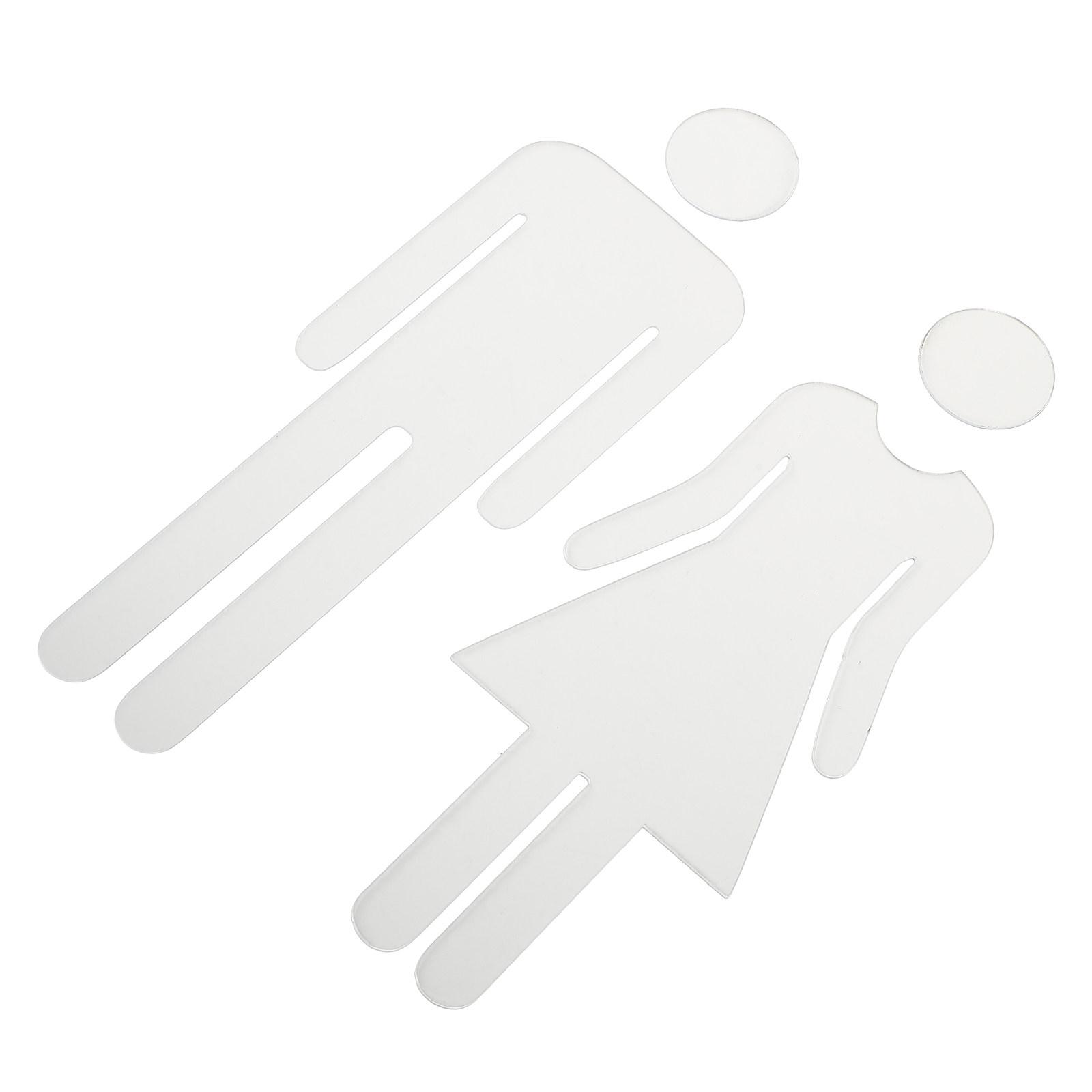 2Pcs Acrylic Toilet Sign Bathroom Restroom Door Identification Washroom Sign Plate Self-Adhesive for Home Office Business other
2Pcs Acrylic Toilet Sign Bathroom Restroom Door Identification Washroom Sign Plate Self-Adhesive for Home Office Business other