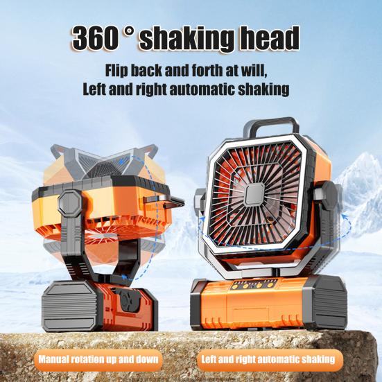 Outdoor Camping Fan Light Modes Speed Adjustable Rotating USB Rechargeable 2-In-1 Multi-purpose Hiking Tent Hanging Fan Lamp Emergency Lantern B помаранчевий
Outdoor Camping Fan Light Modes Speed Adjustable Rotating USB Rechargeable 2-In-1 Multi-purpose Hiking Tent Hanging Fan Lamp Emergency Lantern B помаранчевий