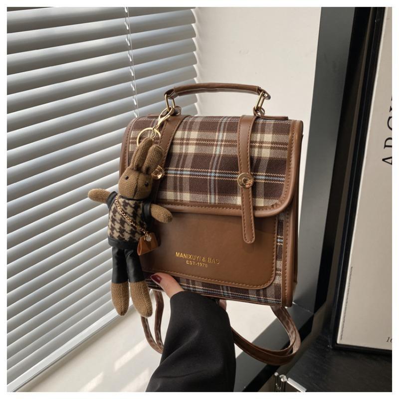Casual street trend schoolbag new retro plaid fashion college Sen Meng travel backpack backpack women without pendant коричневий
Casual street trend schoolbag new retro plaid fashion college Sen Meng travel backpack backpack women without pendant коричневий