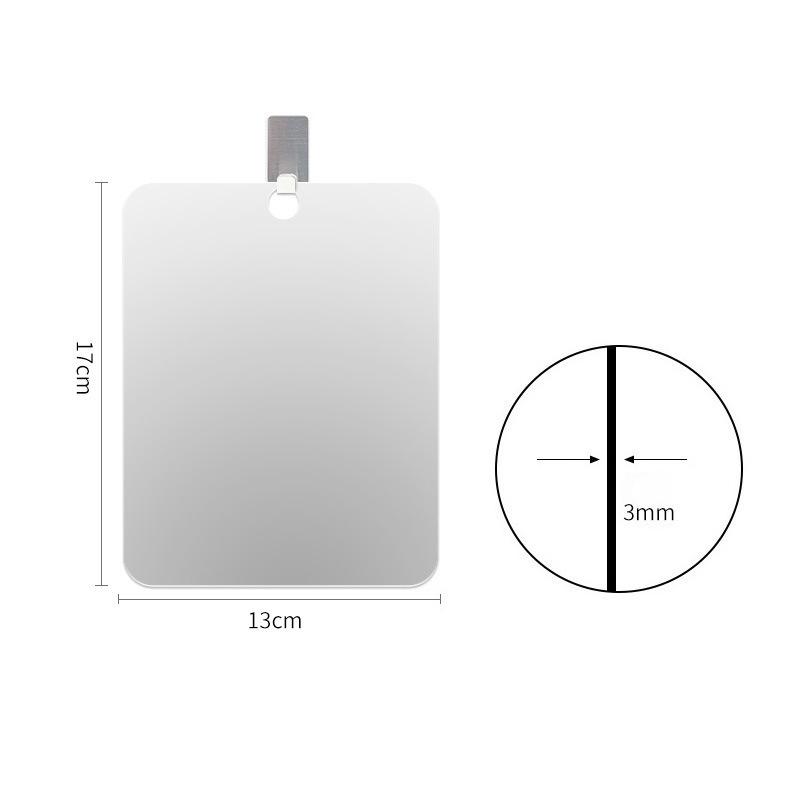 New Style Bathroom Shower PC Anti-Fog Mirror, Washroom Makeup Mirror, Men s Shaving Mirror, Portable Handheld Vanity Mirror
New Style Bathroom Shower PC Anti-Fog Mirror, Washroom Makeup Mirror, Men s Shaving Mirror, Portable Handheld Vanity Mirror