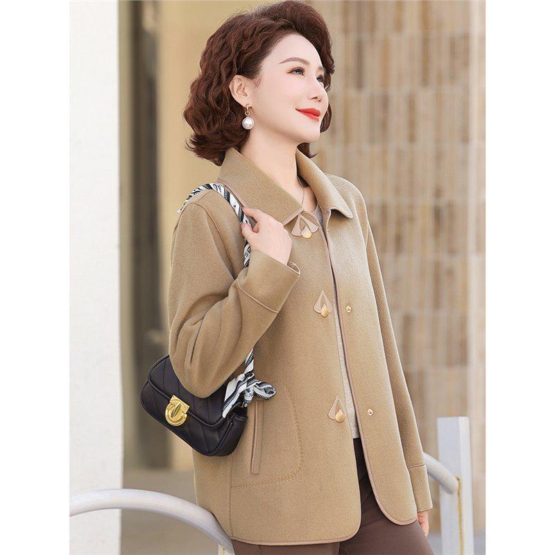 Women s Spring Double-Faced Wool Coat 2025: Fashionable Short Top for Middle-Aged and Elderly 5XL (145-160 jin)
Women s Spring Double-Faced Wool Coat 2025: Fashionable Short Top for Middle-Aged and Elderly 5XL (145-160 jin)