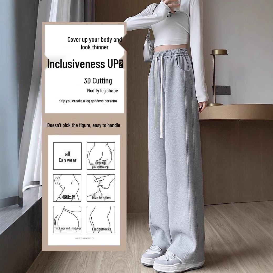 Women s High Waist Wide Leg Sweatpants - Spring/Autumn 2025 Casual Loose Fit XL (121-130 kg)
Women s High Waist Wide Leg Sweatpants - Spring/Autumn 2025 Casual Loose Fit XL (121-130 kg)