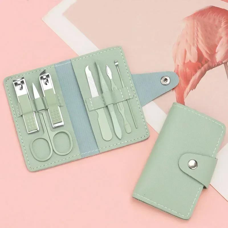Manicure Pedicure Nail Care Manicure Kit Set 7pcs Cutter Scissor Tweezer Clipper Kit Set With Colorful PU Leather Case
Manicure Pedicure Nail Care Manicure Kit Set 7pcs Cutter Scissor Tweezer Clipper Kit Set With Colorful PU Leather Case