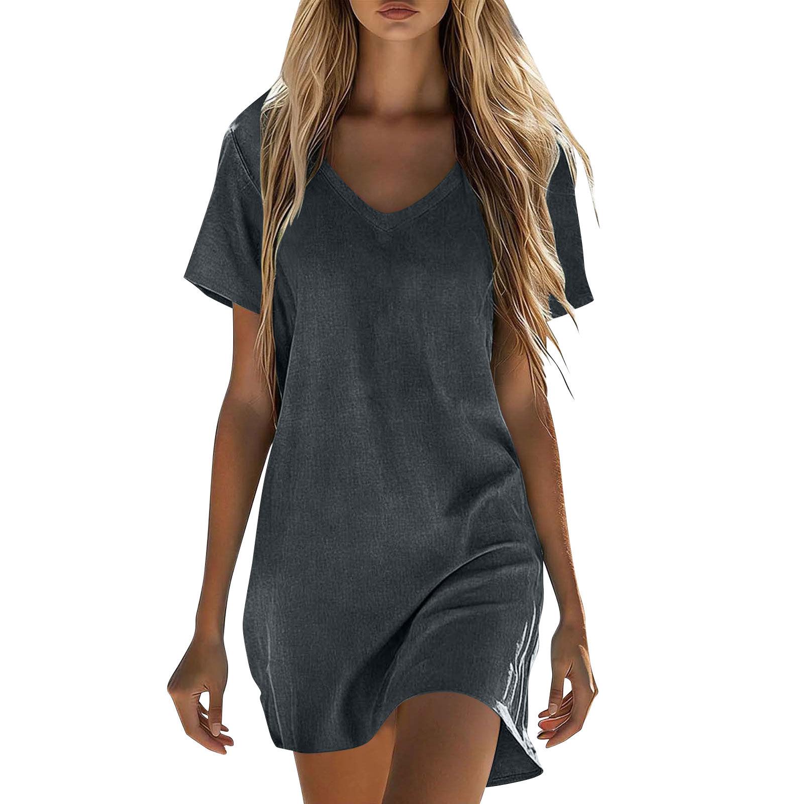 2026 European & American Women s V-Neck Short Sleeve Cotton Linen Pocket Dress XXXL
2026 European & American Women s V-Neck Short Sleeve Cotton Linen Pocket Dress XXXL