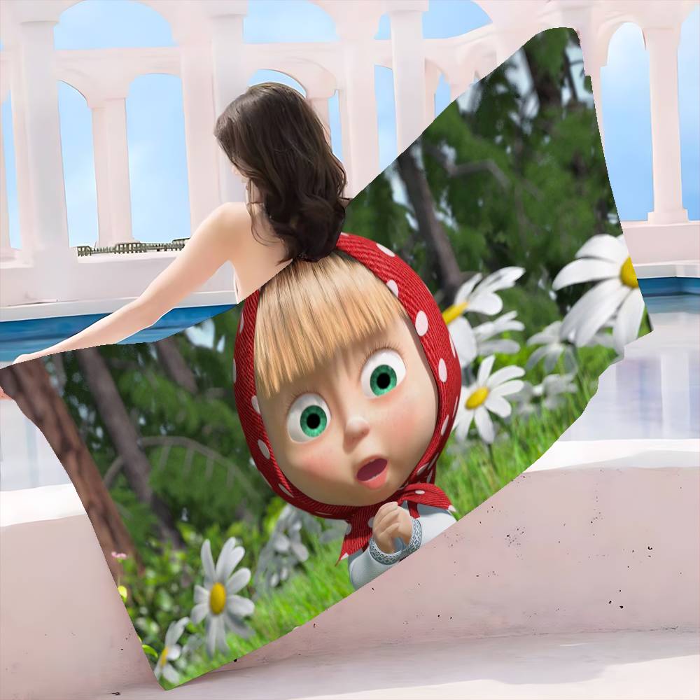 M-Masha And The Bear Microfiber Beach Towel Absorbent Quick Dry Soft Yoga Swimming Resort Mountain Climbing Towel W40*H60(CM)
M-Masha And The Bear Microfiber Beach Towel Absorbent Quick Dry Soft Yoga Swimming Resort Mountain Climbing Towel W40*H60(CM)