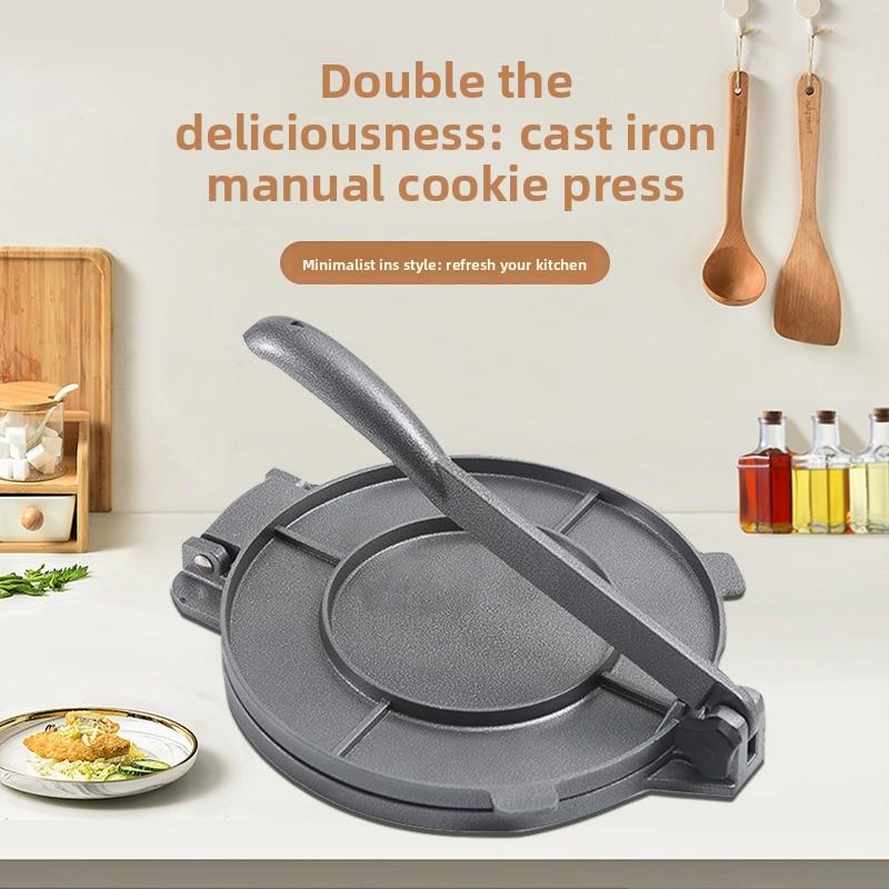 20cm Aluminum Alloy Manual Tortilla Press Hand Operated Dough Shaping Machine For Mexican Corn Tortilla And Pancake Pressing чёрный
20cm Aluminum Alloy Manual Tortilla Press Hand Operated Dough Shaping Machine For Mexican Corn Tortilla And Pancake Pressing чёрный