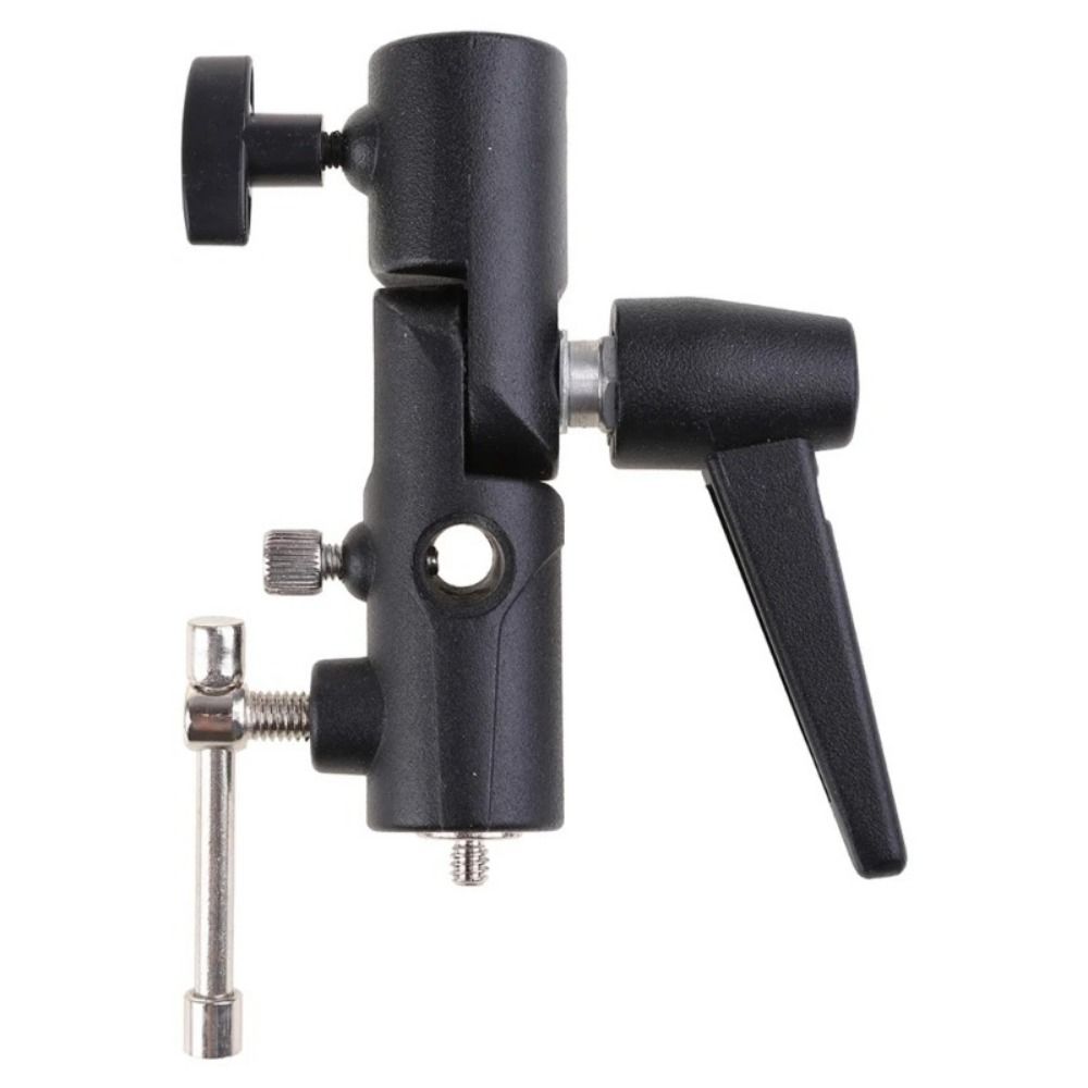 180° Swivel Umbrella Softbox Holder Adjustable Camera Flash Bracket Tripod Photography 
180° Swivel Umbrella Softbox Holder Adjustable Camera Flash Bracket Tripod Photography