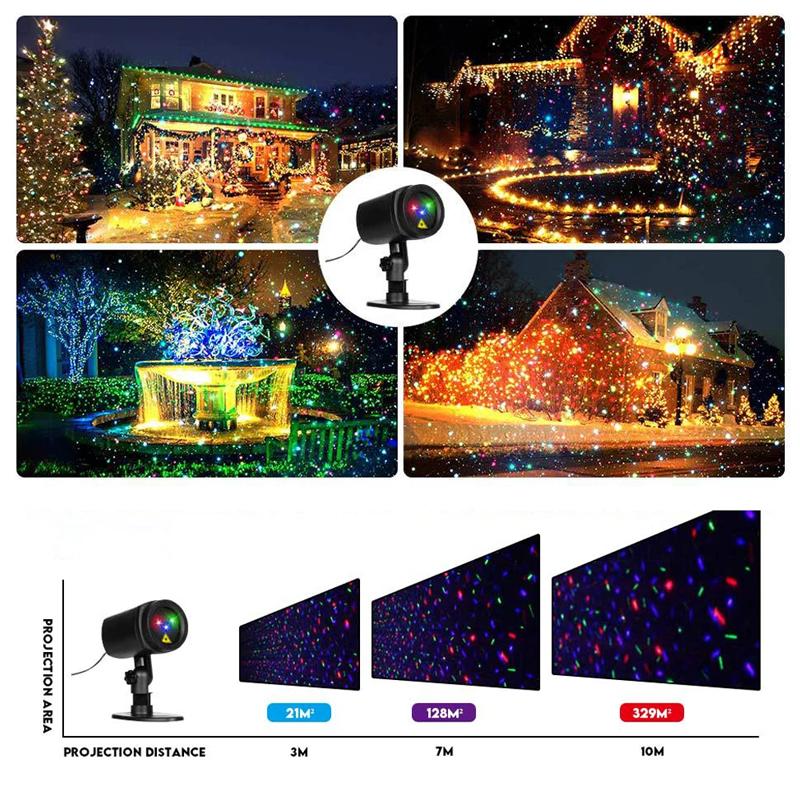 Outdoor IP65 Remote Starry Sky RGB Laser Lawn Light For Christmas DJ Party Home Yard Garden Stage Show Projector Landscape Lamps EU Plug
Outdoor IP65 Remote Starry Sky RGB Laser Lawn Light For Christmas DJ Party Home Yard Garden Stage Show Projector Landscape Lamps EU Plug