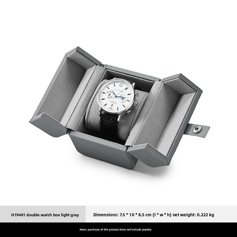 PU Leather Bi-Fold Watch Box, Portable Travel Wristwatch Storage Case, Watch Gift Packaging Box
PU Leather Bi-Fold Watch Box, Portable Travel Wristwatch Storage Case, Watch Gift Packaging Box