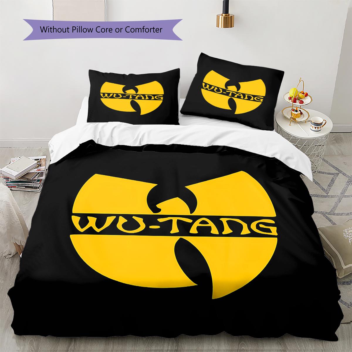 Постільна білизна з візерунком Wu-Tang Clan, Комплект ковдри, Наволочка, Домашній подарунок на день народження (1 * підковдра + 2 * наволочка, без наповнювача) 155x200cm
Постільна білизна з візерунком Wu-Tang Clan, Комплект ковдри, Наволочка, Домашній подарунок на день народження (1 * підковдра + 2 * наволочка, без наповнювача) 155x200cm