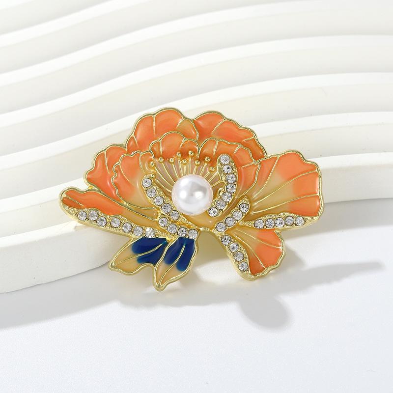 Элегантная китайская брошь ципао с розовым пионом - Эмаль, Аксессуар высокого класса
Элегантная китайская брошь ципао с розовым пионом - Эмаль, Аксессуар высокого класса