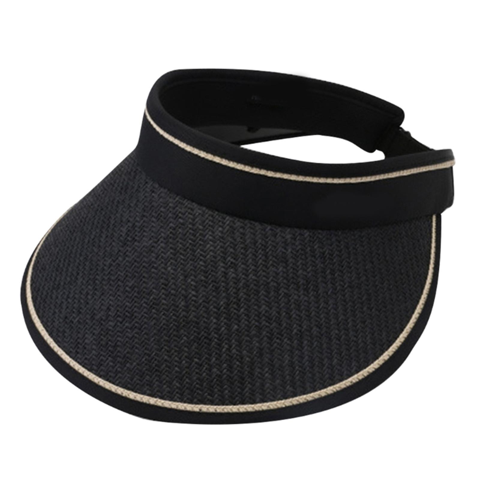 Summer Sun Visors Hat Straw SunHat Straw Visors Foldable SunHat With Ponytail Hole Wide Brim Women Visors Hat чорний
Summer Sun Visors Hat Straw SunHat Straw Visors Foldable SunHat With Ponytail Hole Wide Brim Women Visors Hat чорний