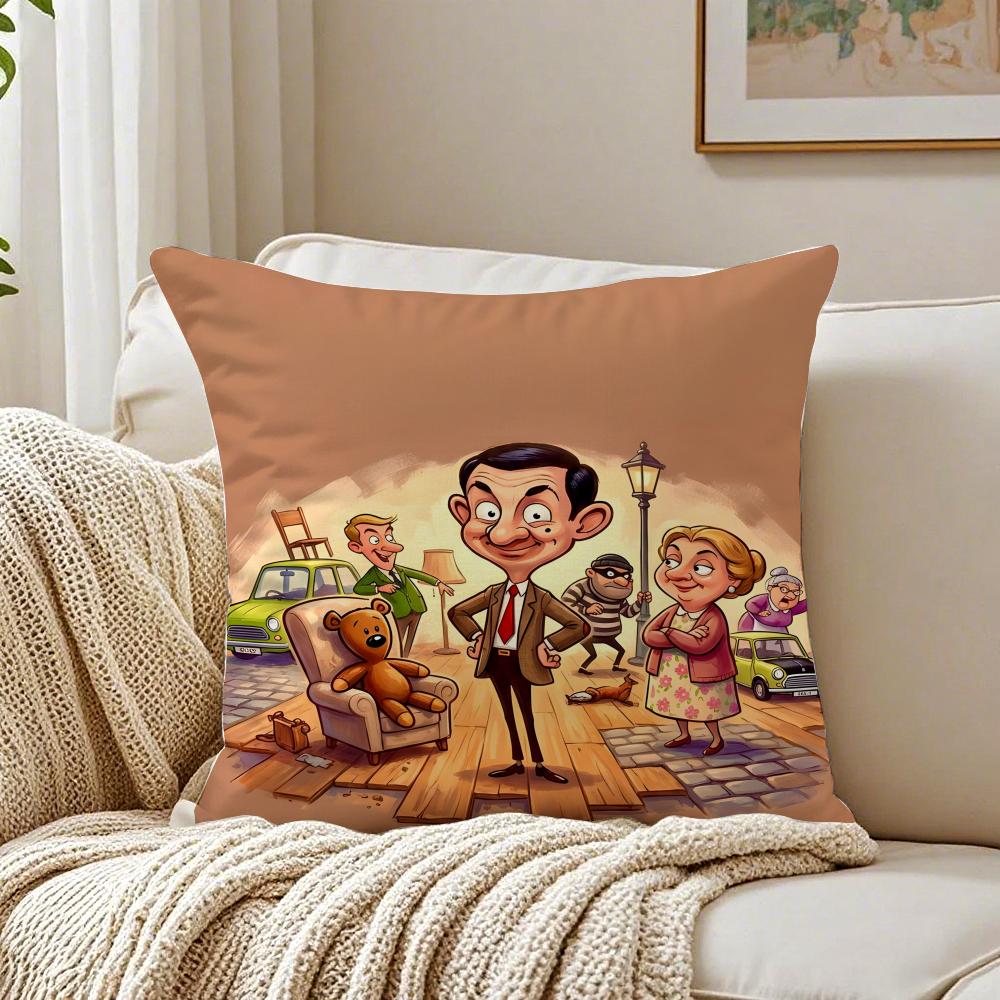 MMr Bean Cushion Cover Linen Pillowcase Soft for Sofa Bed Home Room Decor 30x30cm
MMr Bean Cushion Cover Linen Pillowcase Soft for Sofa Bed Home Room Decor 30x30cm