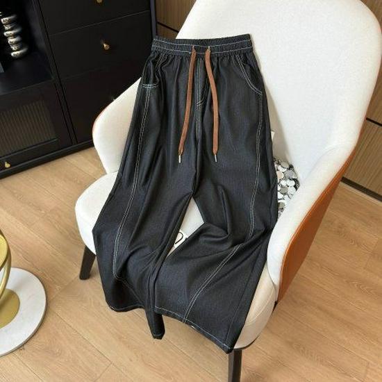 2026 Summer Ice Silk Cooling High Waist Faux Denim Petite Slimming Pants - Narrow & Wide Leg Options M 95-110 lbs чорний
2026 Summer Ice Silk Cooling High Waist Faux Denim Petite Slimming Pants - Narrow & Wide Leg Options M 95-110 lbs чорний