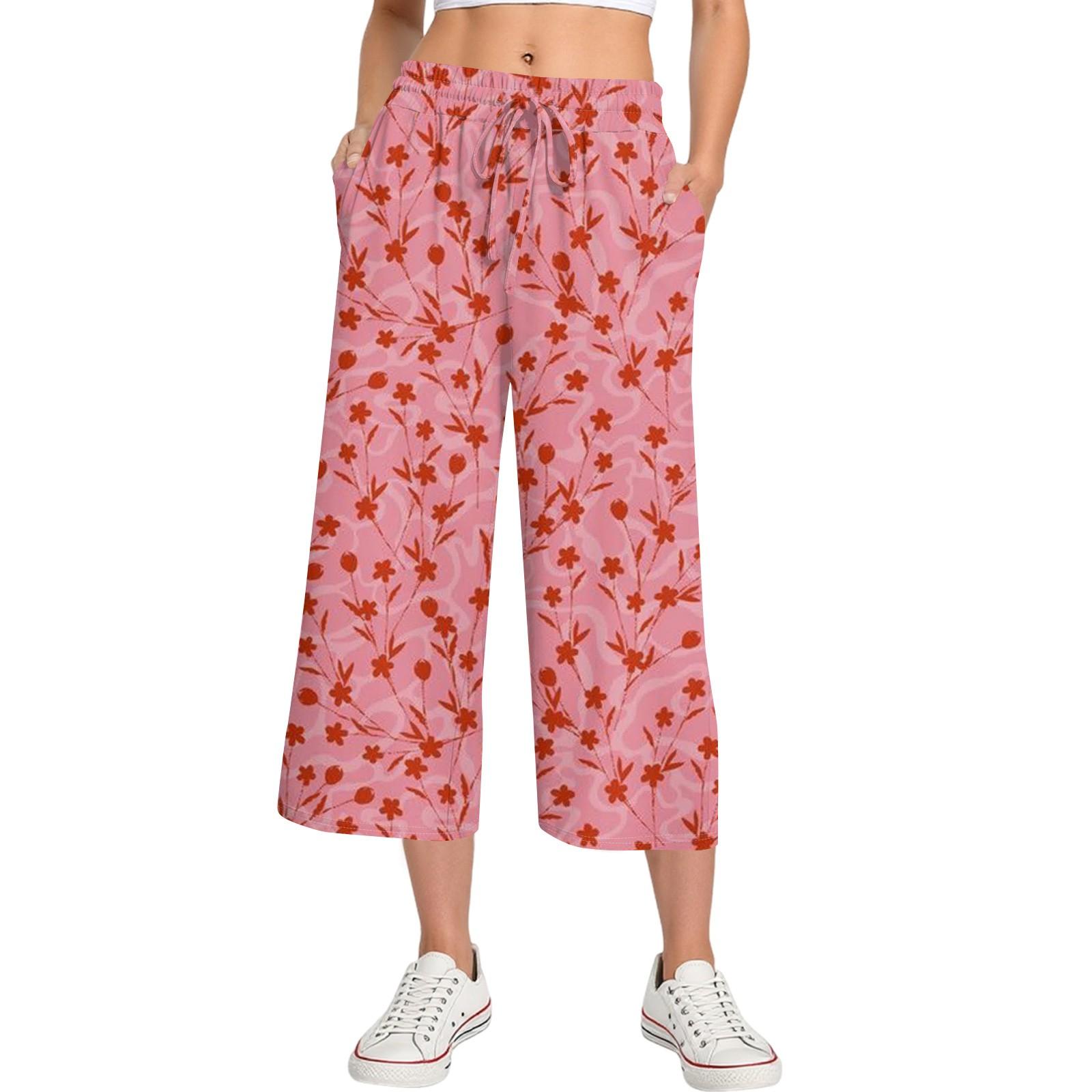 Женские летние повседневные спортивные брюки с высокой талией и принтом, укороченные брюки свободного покроя XL арбуз красный
Женские летние повседневные спортивные брюки с высокой талией и принтом, укороченные брюки свободного покроя XL арбуз красный