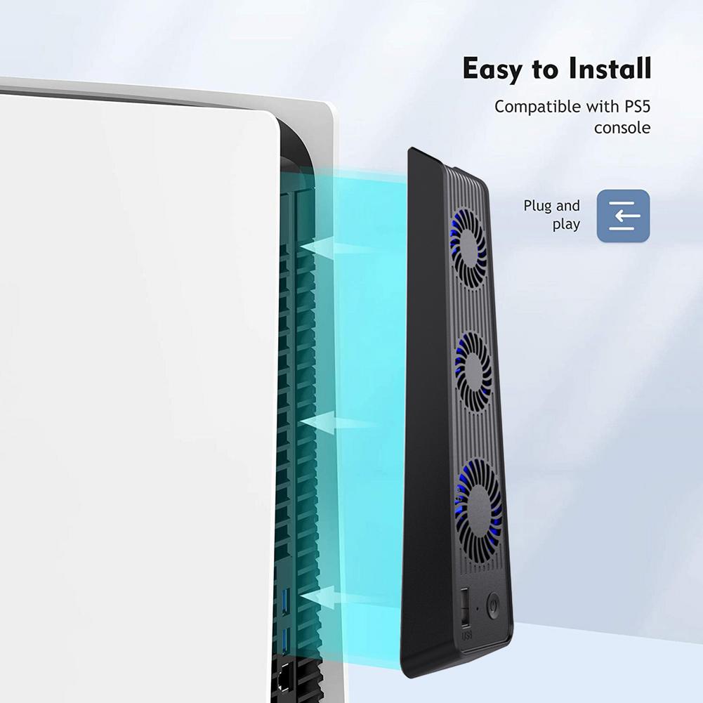 AOLION ALP5035001 Для ігрової консолі PS5 ABS Вентилятор охолодження Mute USB Fan Cooler
AOLION ALP5035001 Для ігрової консолі PS5 ABS Вентилятор охолодження Mute USB Fan Cooler