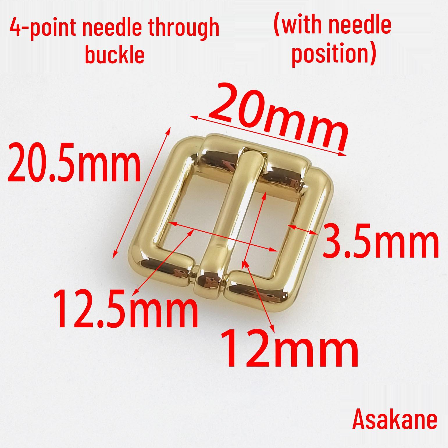 12MM Adjustable Buckle Set: Needle, Suitcase Hardware, Belt & Shoe Buckle with Leather Accessories
12MM Adjustable Buckle Set: Needle, Suitcase Hardware, Belt & Shoe Buckle with Leather Accessories