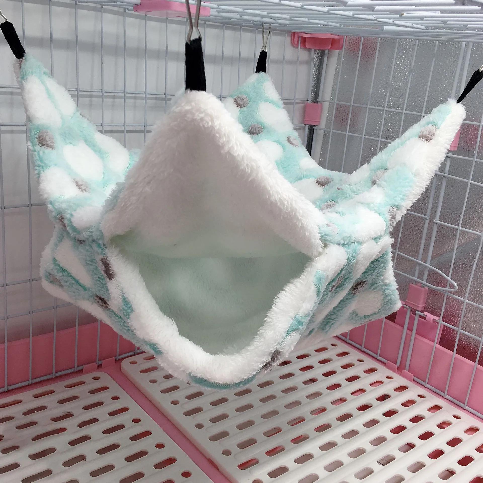 Double Layer Warm Hamster Hammock Pet Hanging Squirrel Sleeping Bag Hedgehog Small Pet Accessories Cage Pet Supplies Hammock 20x20cm
Double Layer Warm Hamster Hammock Pet Hanging Squirrel Sleeping Bag Hedgehog Small Pet Accessories Cage Pet Supplies Hammock 20x20cm