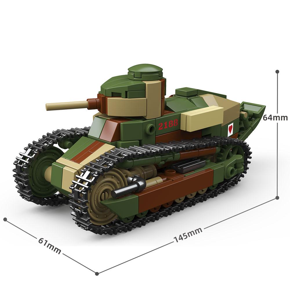 Military Army Soldiers World War 2 Soldiers Police SWAT Renault FT Machine-Gun / Anti-Tank Assembly Assembly Building Block Set Block Bricks Toy
Military Army Soldiers World War 2 Soldiers Police SWAT Renault FT Machine-Gun / Anti-Tank Assembly Assembly Building Block Set Block Bricks Toy