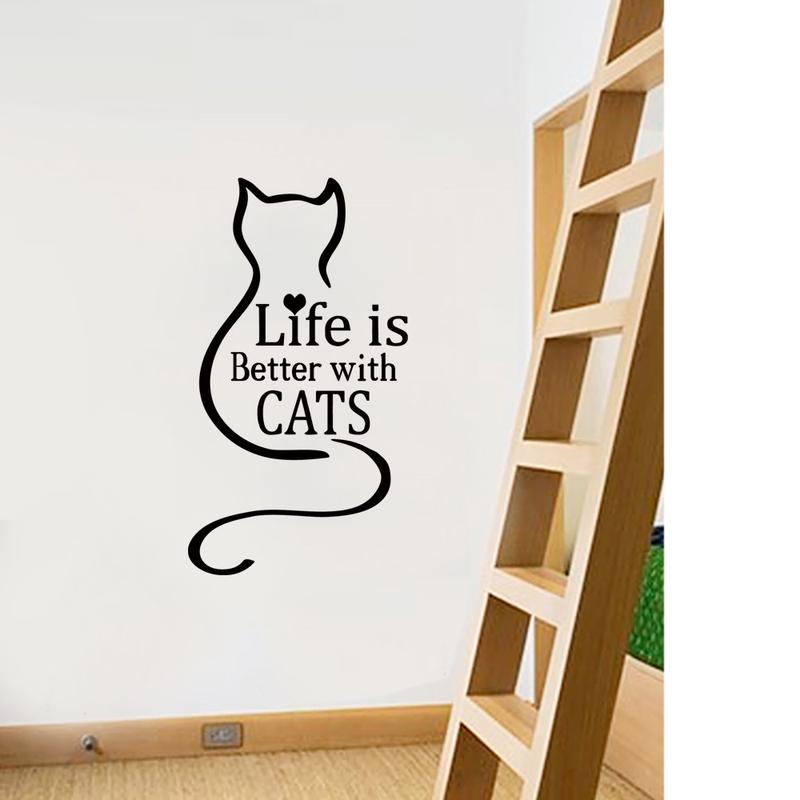 Lovely Cat Light Switch Phone Wall Stickers for Kids Rooms Diy Home Decoration Cartoon Animals Wall Decals Pvc Mural Art чорний
Lovely Cat Light Switch Phone Wall Stickers for Kids Rooms Diy Home Decoration Cartoon Animals Wall Decals Pvc Mural Art чорний