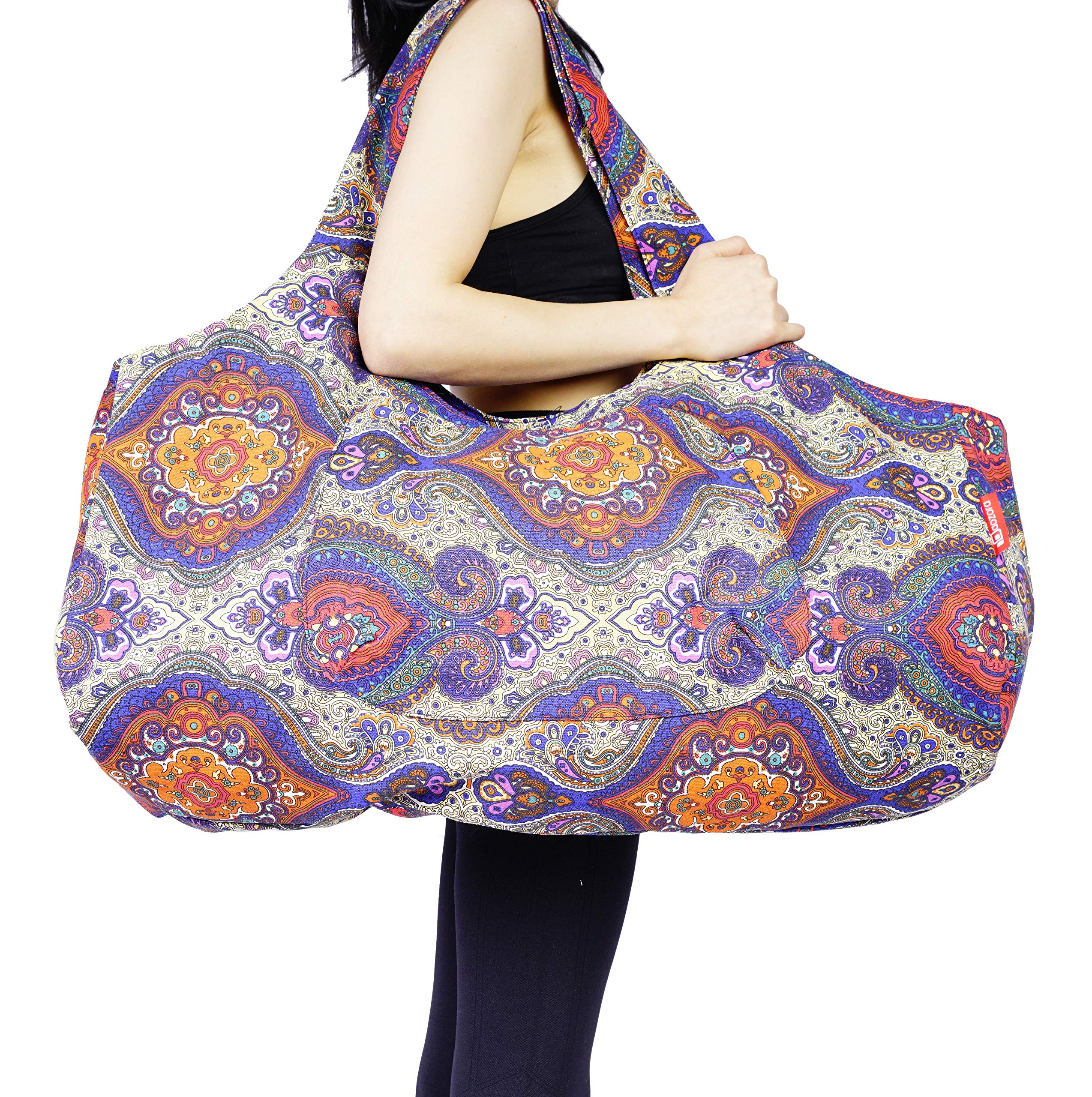 Aozora Yoga Mat Large Yoga Mat Tote Sling Carrier with Fits Your Storage Lightweight and Durable Bag, Pockets, Mat, Multi-Function Pockets,
Aozora Yoga Mat Large Yoga Mat Tote Sling Carrier with Fits Your Storage Lightweight and Durable Bag, Pockets, Mat, Multi-Function Pockets,
