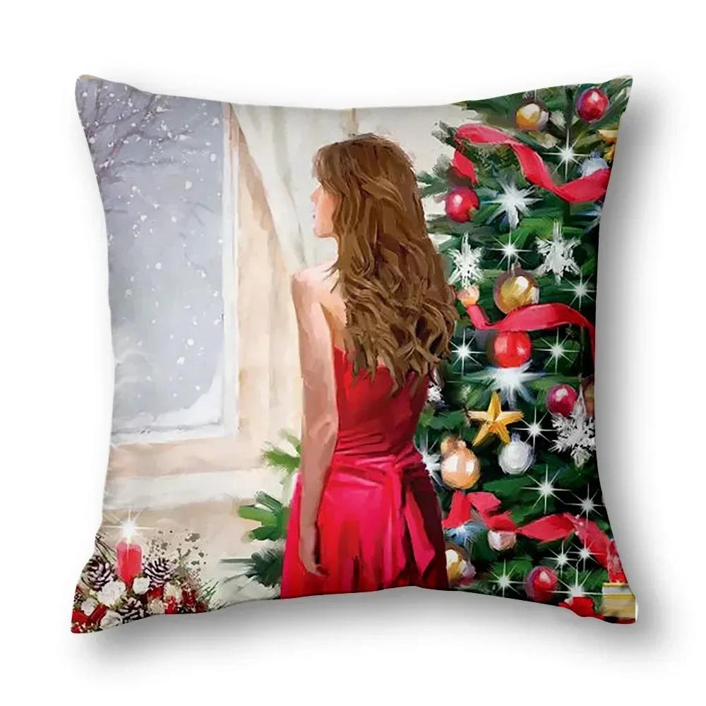 Christmas Decoration Cushion Cover - Upgrade Your Home Decor with Festive Spirit Living Room Decor 30x30cm
Christmas Decoration Cushion Cover - Upgrade Your Home Decor with Festive Spirit Living Room Decor 30x30cm