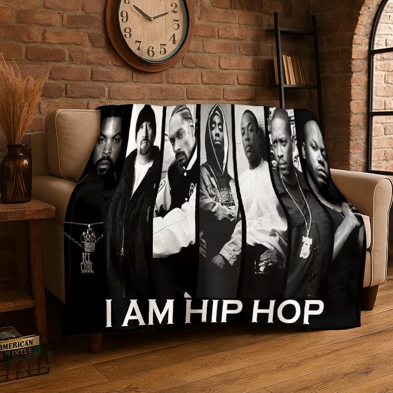 Rapper Eminem Tupac 3pac Hip Hop Rap God Flannel Blanket Soft Warm Throw Blanket for Bedroom Living Room Bed Travel Picnic 75x90cm
Rapper Eminem Tupac 3pac Hip Hop Rap God Flannel Blanket Soft Warm Throw Blanket for Bedroom Living Room Bed Travel Picnic 75x90cm