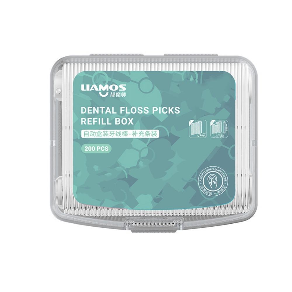 with Storage Case Dental Floss Picks Dispenser Automatic Pop Out Floss Sticks Home Use 200Pcs Refills
with Storage Case Dental Floss Picks Dispenser Automatic Pop Out Floss Sticks Home Use 200Pcs Refills